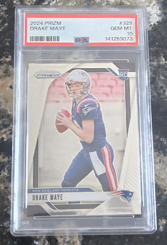 2024 Prizm Drake Maye PSA 10 Gem Mint