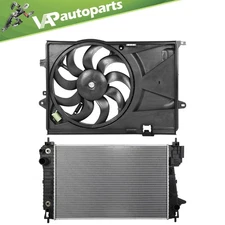 Engine Radiator and Radiator Cooling Fan Kit For 2012-2020 Chevrolet Sonic 1.4L