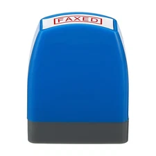 FAXED Stamp, Office Stamps Self Inking, Refillable Pre Inked(Model 1)