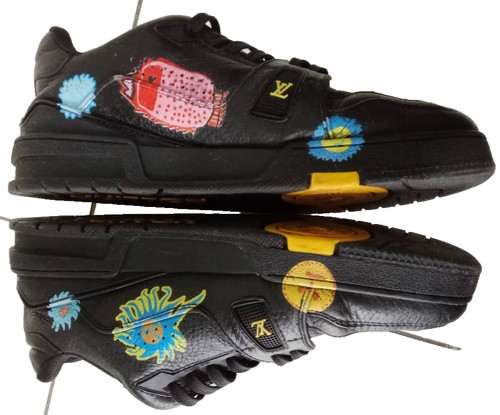 louis vuitton trainer low black Collaborations X Yayoi Kusama Designer Series.