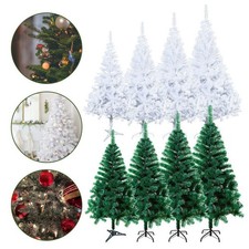 Artificial Christmas Tree Bushy Pine Xmas Outdoor Holiday Indoor Party 4/5/6/7FT
