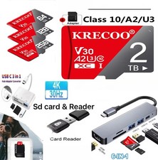 Memory Card TF Card Micro SD Card Mini SD Card 64GB 128GB 256GB 1TB Class 10 Lot