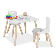 Kindersitzgruppe Kinderecke Basteltisch Kinder Stühle Set Kindermöbel Maltisch