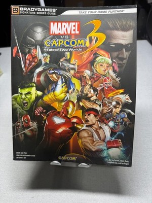 Marvel vs Capcom 3 Fate of Two Worlds Strategy Guide BradyGames Xbox 360 PS3