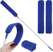 Retractable Gap Dust Cleaner Brush with Long Handle (30 to 100 inches), Cleaning