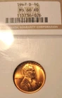1947 D Lincoln Cent NGC MS 66 RD