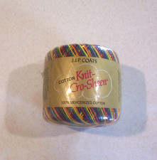 J&P Coats Knit Cro-Sheen Mexicana (A-64) Crochet Mercerized Cotton Thread