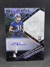 Trestan Ebner 2022 Panini Black Autograph  #193 35/50 AUTO RC Chicago Bears NFL
