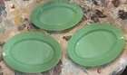 Fire King Oven Ware Oval Jadeite Platter 11 1/2” X 8” Heavy Mint Cond.