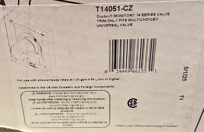 #ad Delta T14051 CZ Dryden Monitor 14 Series Single Function Pressure $88.99