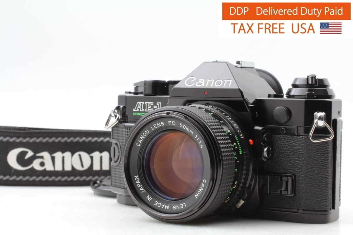 【COMO NUEVA con correa】Cámara fotográfica Canon AE-1 Program SLR NUEVA FD 50mm f1.4 de JAPÓN