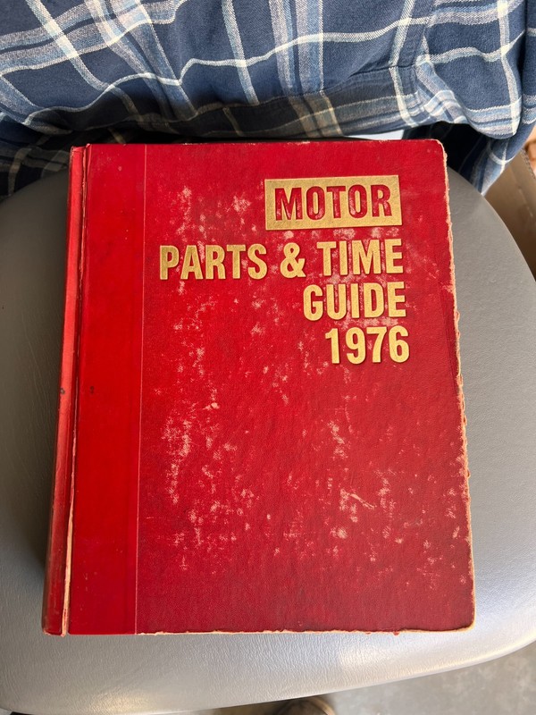 1976 PARTS TIME GUIDE Automotive Manual