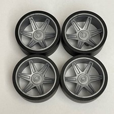 K'nex Tires Wheels Replacement Parts Pieces Lot of 4