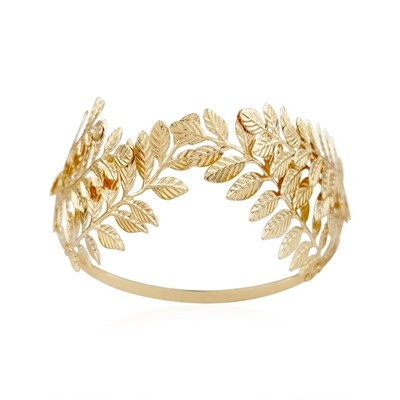 Metal Headbands Leaf Crowns Hairpiece For Wedding Party Costume Accessories