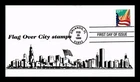 DR JIM STAMPS US COVER FLAG OVER CITY FIRST DAY ISSUE CUV EVANSON CACHETS