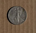 1943 D Liberty Walking Silver Half Dollar 90% silver Used Circulated Condition