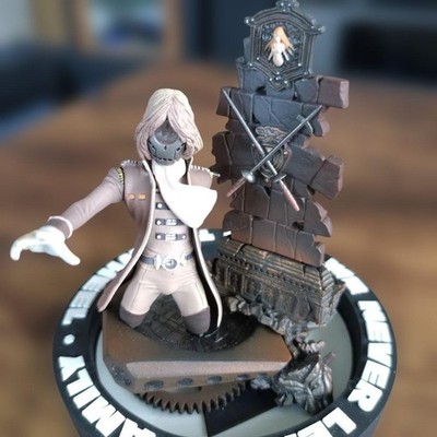 Galaxy Express 999 NEO Super Image Revolution Machine Count Figur Sepia Color