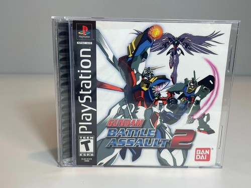 Gundam Battle Assault 2 Sony PS1 PlayStation 1 CIB w Registration Card VG