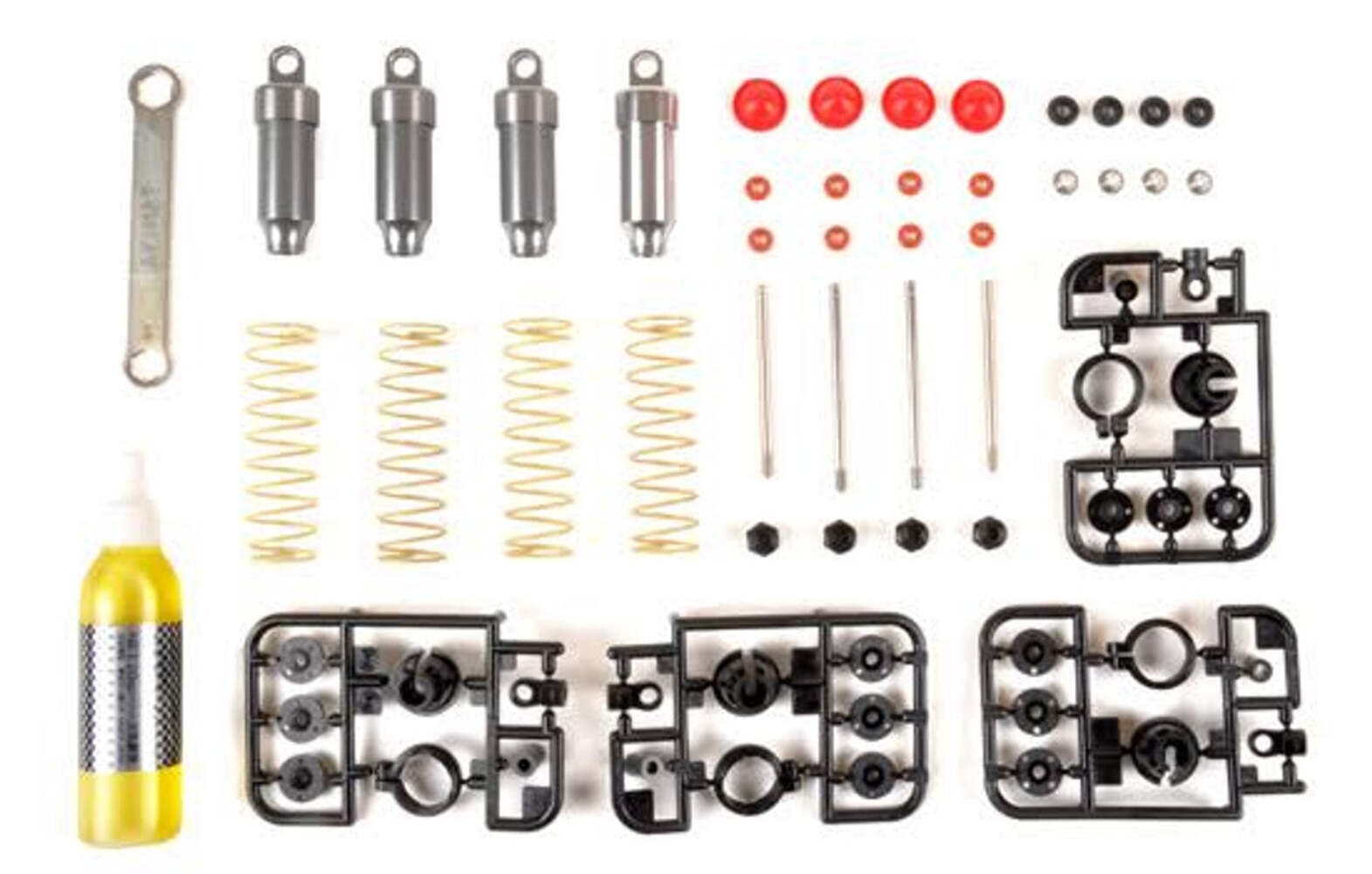 Tamiya 47358 Top Force (2017) Hi-Capacity Damper Set (4 Pcs.), (Manta Ray), NIP