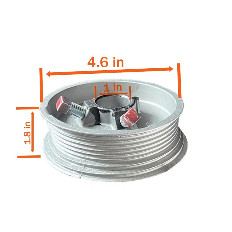 Repuesto de tambores de cable de puerta de garaje de hasta 8 pies de altura 400-8 - Un par (... Foto 2 de 4