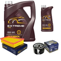 SCT Inspektionspaket 6L Mannol 5W-40 FüR Renault ScéNic II 1.6 16V 2.0 Megane