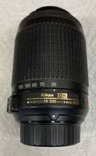 Nikon DX AF-S Zoom-NIKKOR 55-200mm f/4-5.6G ED VR With Bag And Cap a5