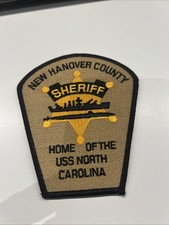 New Hanover County North Carolina Sheriff Department Patch