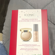 ICONIC LONDON Bake & Glow Duo Highlighter & Setting Spray Set 30ml Glow