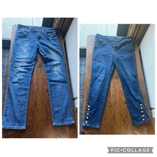 Bundle Joes Jeans Striaght 28 & White House Black Market Skimmer Jeans 8S EUC