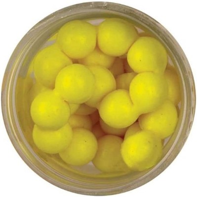 Berkley PowerBait Power .5 oz Small Jar, Fluorescent Yellow - Garlic Scent 