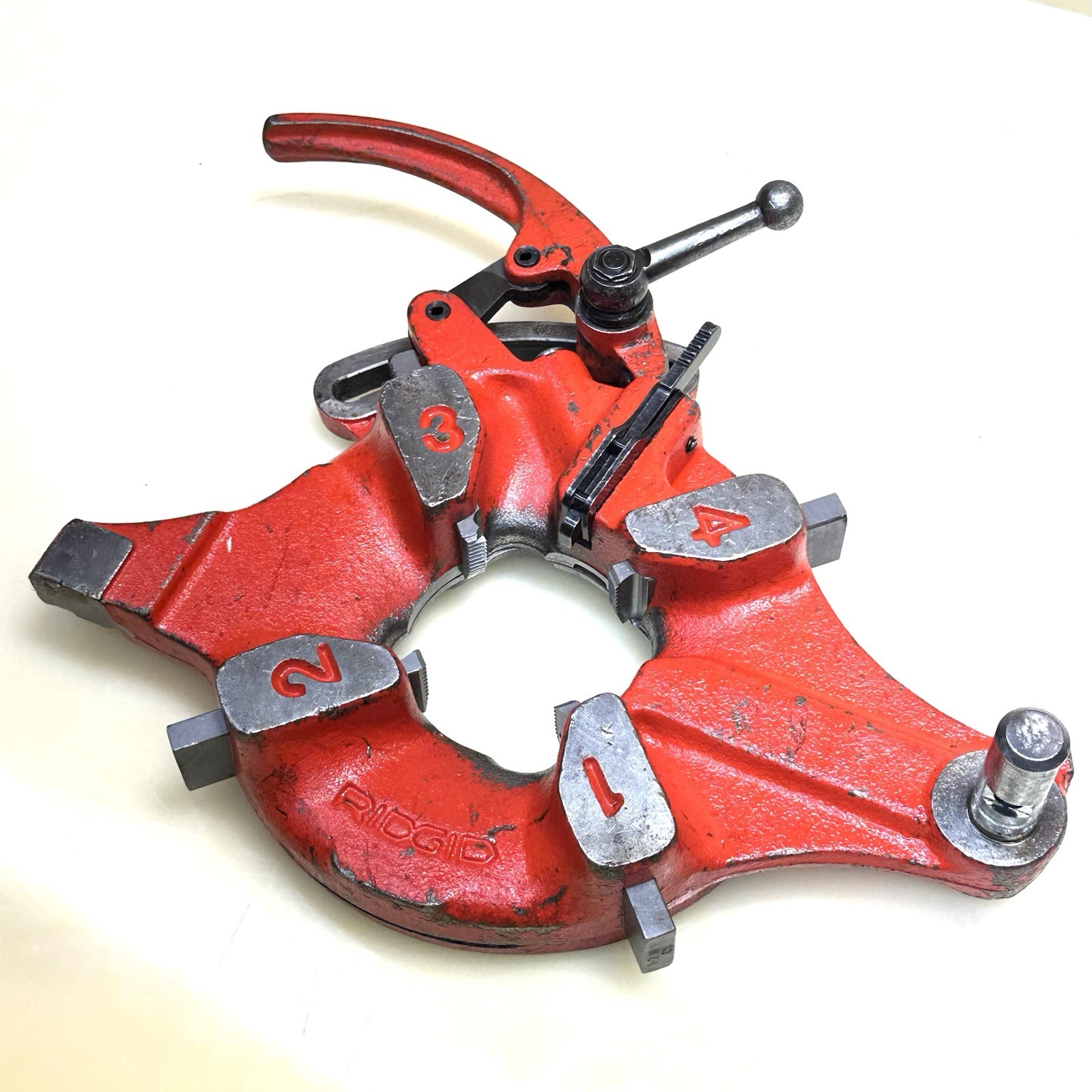 Ridgid 711 Pipe Threader Threading Die Head for 1224 1”- 2” Cap. Nice #7