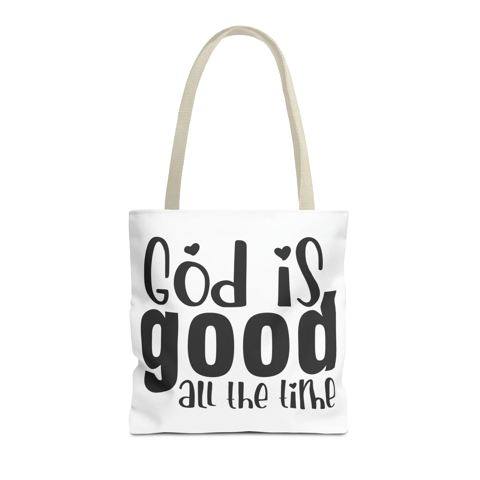 God is Good All the Time Tote Bag (AOP)