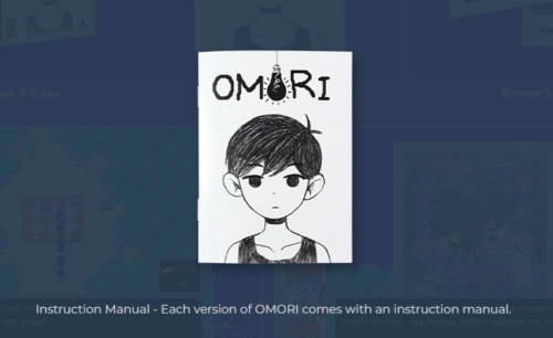 Omori Inc Manual + Pegatina Nintendo Switch Fangamer Limited Run Nuevo Precintado - Imagen 3 de 10
