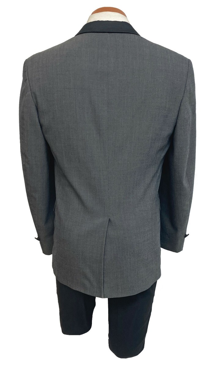 JOSEPH ABBOUD ダークグレー ジャケット joseph abboud striped dark gray suit jacket size 40R wool