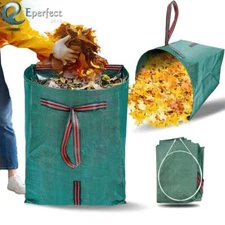 72 Gallon Heavy Duty Reusable Garden Bag Lawn Leaf Bags Collapsible Trash Can