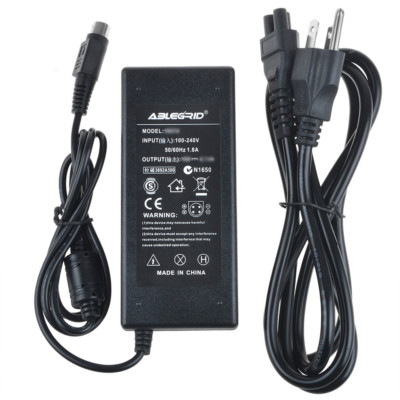 Left Positive 4 Pin Tip AC Adapter Charger Power Supply Cord 19V 4.74A 90W