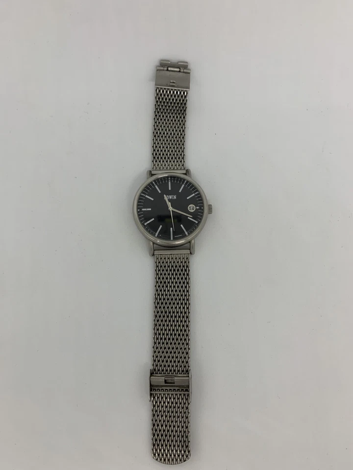 EDWIN Company Epic Reloj Hombre Acero Inoxidable Banda Milanesa Denim Company Foto 2 de 4