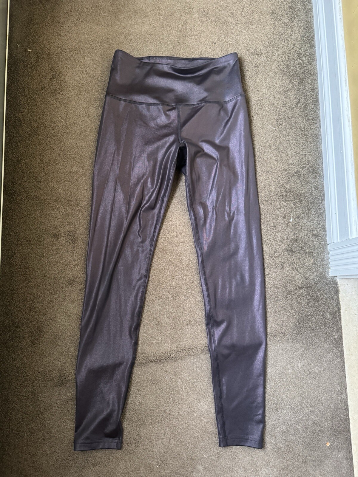 Leggings donna FILA SPORT taglia media viola scintillante indossati una volta