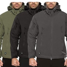 Mens Waterproof Winter Jacket Warm Winter Coa...