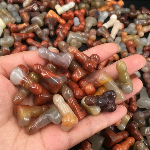 Wholesale Natural mix mini Penis Carved quartz Crystal Massager Wand Healing - Picture 292 of 296