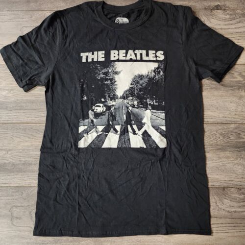 The Beatles Abbey Road T-Shirt Mens Apple Corps Black Sz M - Afbeelding 1 van 4