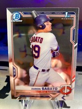 2021 Aaron Sabato Bowman Chrome Prospects 1st Bowman #BCP-125 Minnesota Twins