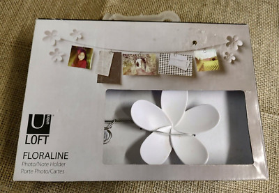 LOFT FLORALINE PHOTO CARD LINE WITH FLOWERS AND CLIPS