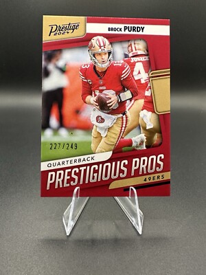 2024 Panini Prestige -Prestigious Pros Blue Brock Purdy #PP-BPY /249