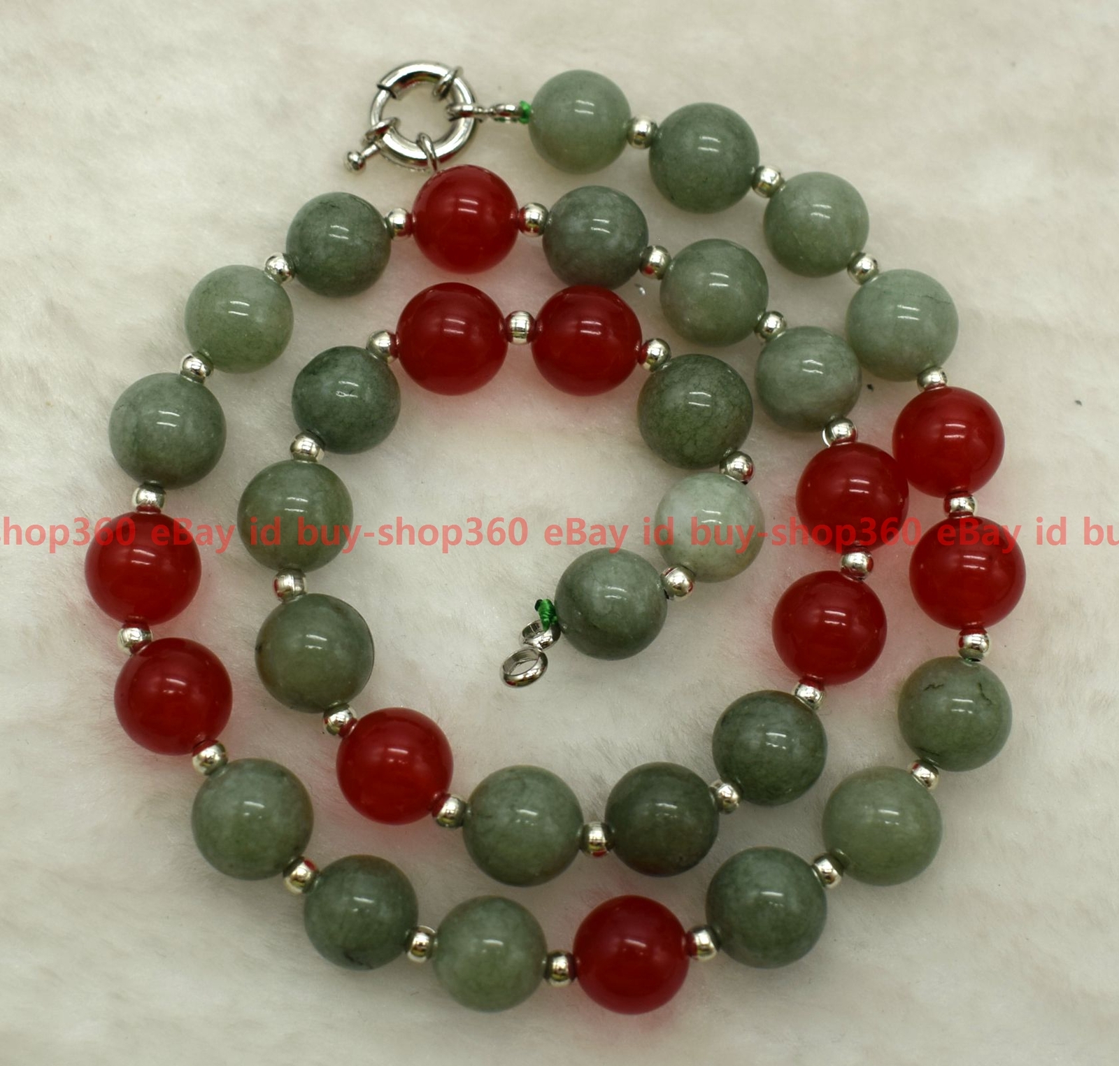 19.8mm Jade With Chinese "Fortune" Symbol Puff Circle Drop Pendant In Sterling Silver - 16 - Foto 13