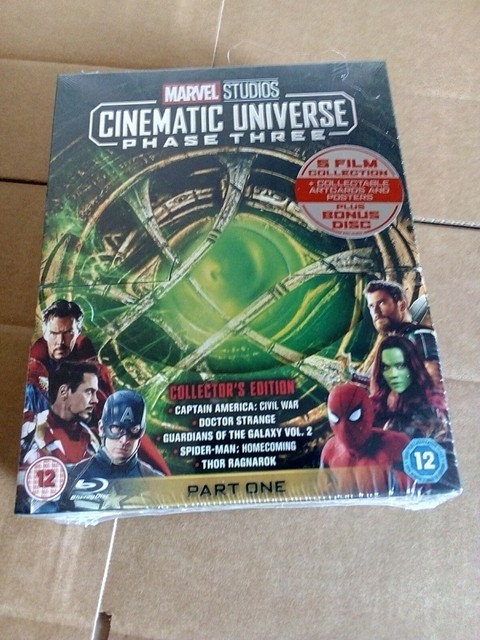 Cinematic Universe Phase Three Blu Ray 2018 6 Disc Set Collector S Edition For Sale Online Ebay