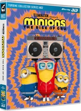 Minions: The Rise of Gru (3D Blu-ray) REGION FREE - Brand New & Sealed