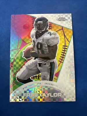 2023 Topps Composite Fred Taylor Topps Chrome All-Etch X-Fractor Checkerboard