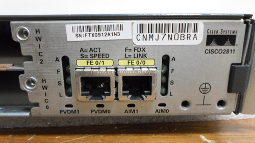 Cisco 2811 800-21849-02 10/100 Integrated Service Router - No Faceplate - Picture 5 of 6