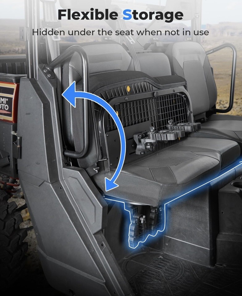 UTV Gun Holder Rack Hidden Under Seat for CanAm Defender Polaris
